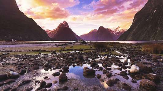 New Zealand: Earth's Mythical Islands - Backdrops
