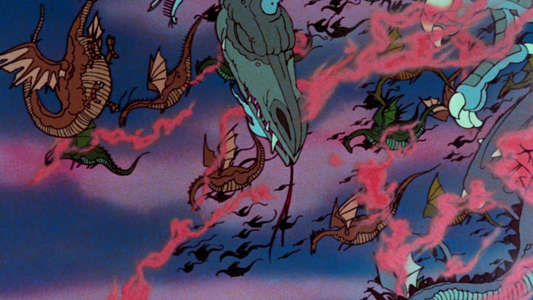The Flight of Dragons - Backdrops
