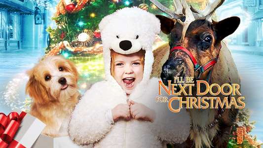I'll Be Next Door for Christmas - Backdrops