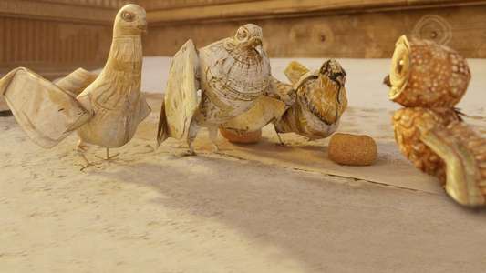 An Almost Christmas Story - Backdrops