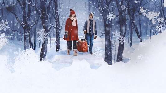 The Snow Sister - Backdrops