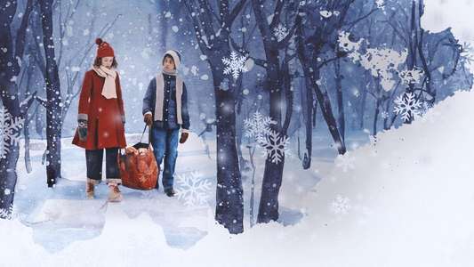 The Snow Sister - Backdrops
