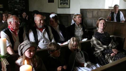 Victorian Farm Christmas - Backdrops