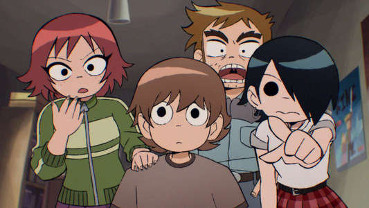 Scott Pilgrim Takes Off - Backdrops