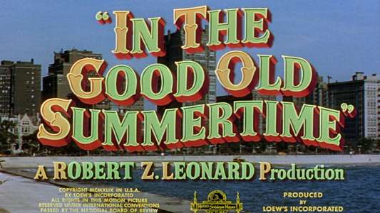 In the Good Old Summertime - Backdrops