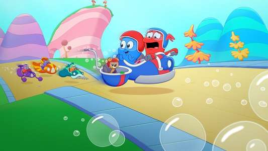 Dr. Seuss's Red Fish  Blue Fish - Backdrops