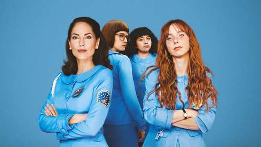 Women in Blue - Backdrops