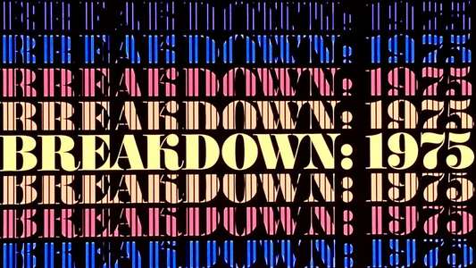Breakdown: 1975 - Backdrops