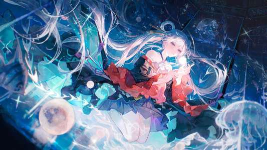 Cosmic Princess Kaguya! - Backdrops
