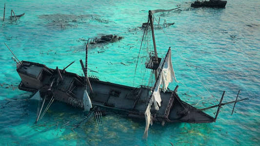 The Lost Pirate Kingdom - Backdrops