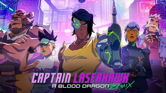 Captain Laserhawk: A Blood Dragon Remix - Backdrops