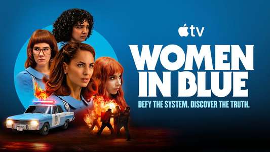 Women in Blue - Backdrops
