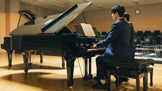 Four Hands  Two Sonatas - Backdrops