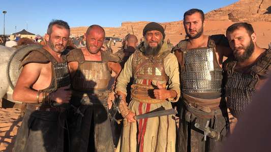 Desert Warrior - Backdrops