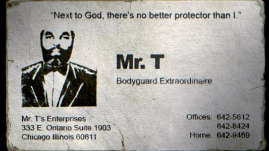 Untold Mr. T: I Pity The Fool - Backdrops