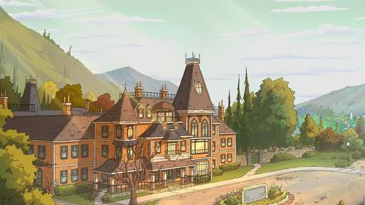 Haunted Hotel - Backdrops