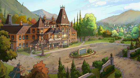 Haunted Hotel - Backdrops