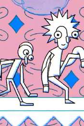Rick and Morty Exquisite Corpse