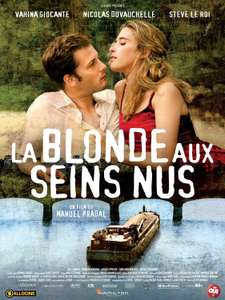 The Blonde with Bare Breasts - Poster