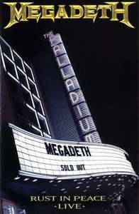Megadeth: Rust in Peace Live - Poster