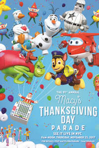 91st Annual Macy's Thanksgiving Day Parade - Poster