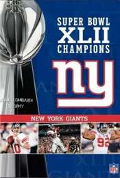 Super Bowl XLII Champions - New York Giants