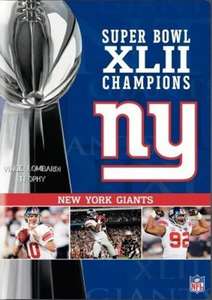 Super Bowl XLII Champions - New York Giants - Poster