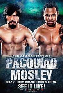 Pacquiao vs. Mosley - Poster
