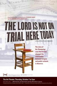 The Lord is Not On Trial Here Today - Poster