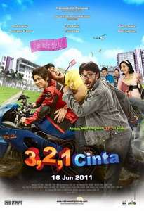 3  2  1 Cinta - Poster