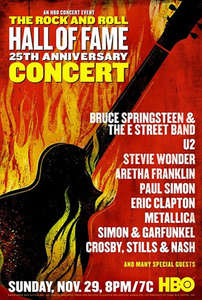 The 25th Anniversary Rock and Roll Hall of Fame Concert - Poster