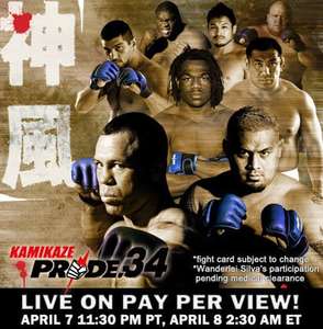 Pride 34: Kamikaze - Poster