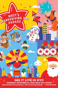 92nd Annual Macy's Thanksgiving Day Parade - Poster
