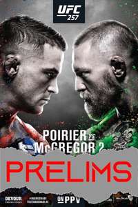 UFC 257: Poirier vs. McGregor 2 - Prelims - Poster