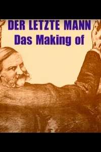 Der letzte Mann - Das Making of - Poster
