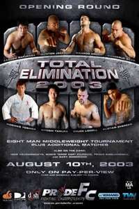 Pride Total Elimination 2003 - Poster