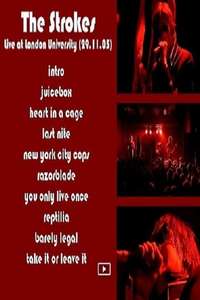The Strokes Live at London University - Poster
