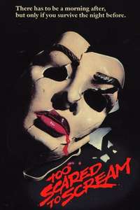 Too Scared to Scream - Poster