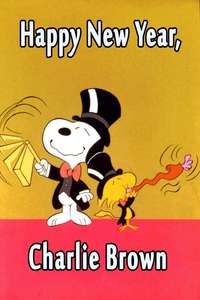 Happy New Year  Charlie Brown - Poster