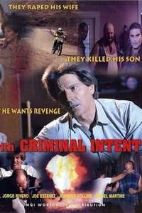 With Criminal Intent - Poster