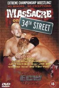 ECW Massacre on 34th Street - Poster