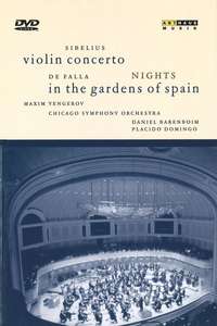 Sibelius - Violin Concerto / De Falla - Nights in the Gardens of Spain - Poster