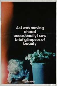 As I Was Moving Ahead Occasionally I Saw Brief Glimpses of Beauty - Poster