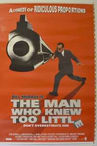 The Man Who Knew Too Little - Poster