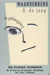 Waardenberg & de Jong: De Gekkengallerij - Poster