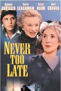 Never Too Late - Poster