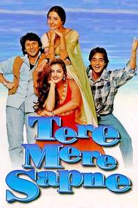 Tere Mere Sapne - Poster