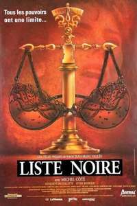 Liste noire - Poster