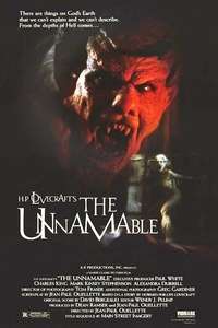 The Unnamable - Poster