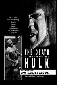 The Death of the Incredible Hulk - Poster